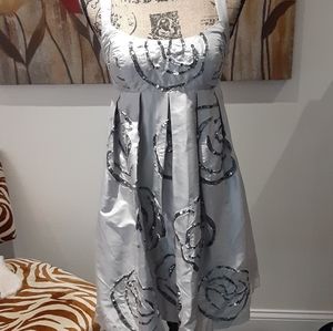 INC International concepts silk dress with swirl